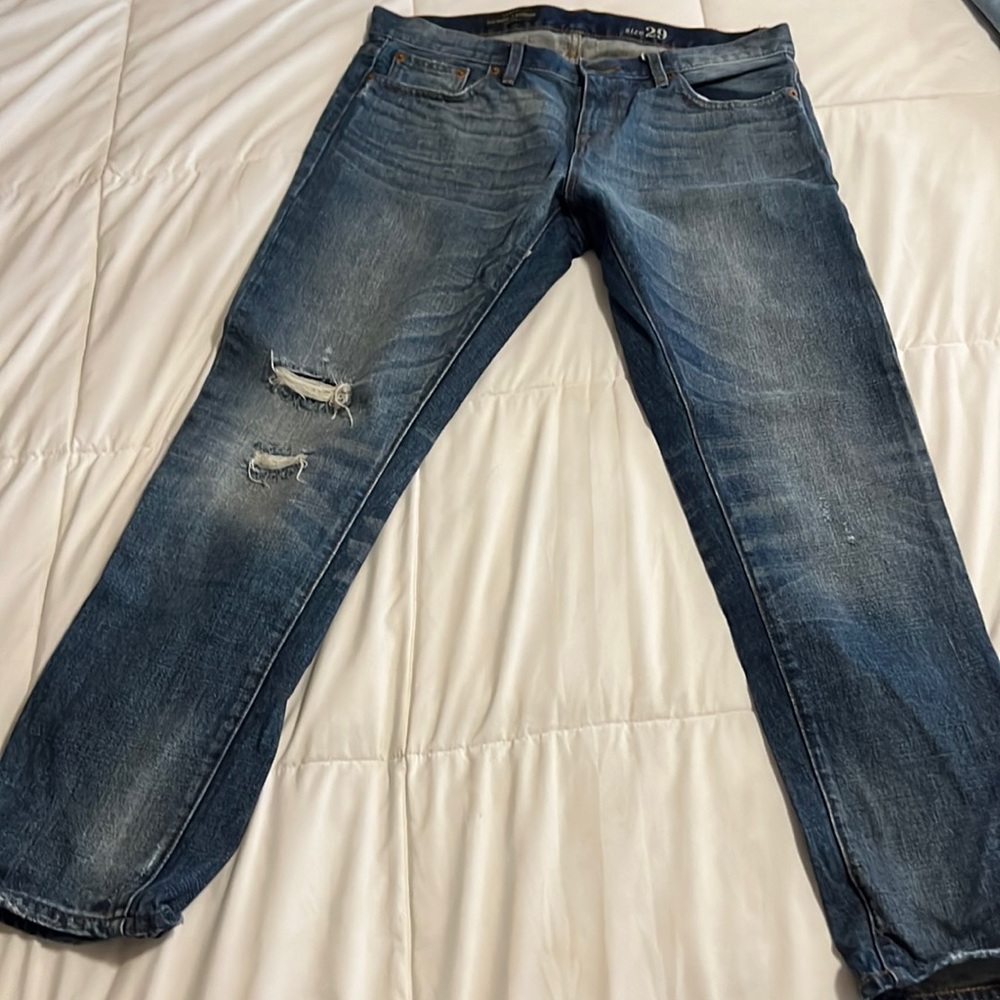 J. Crew slim broken in boyfriend jeans size 29